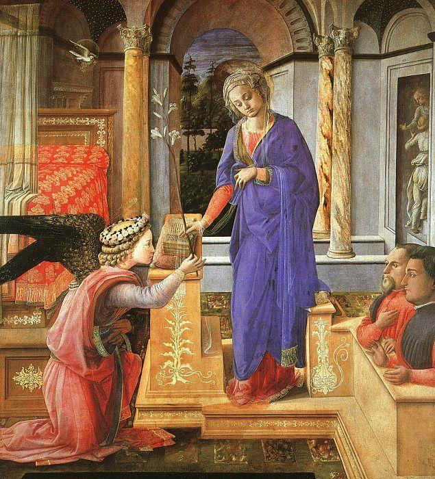 Fra Filippo Lippi Annunciation  aaa France oil painting art